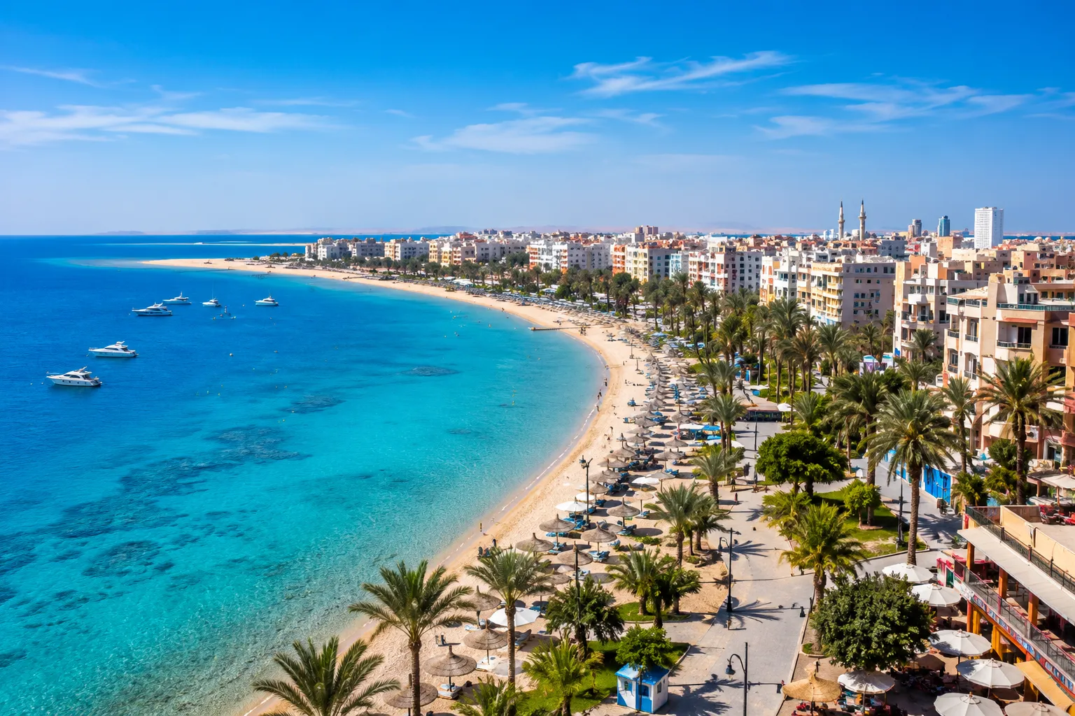 Hurghada coastline